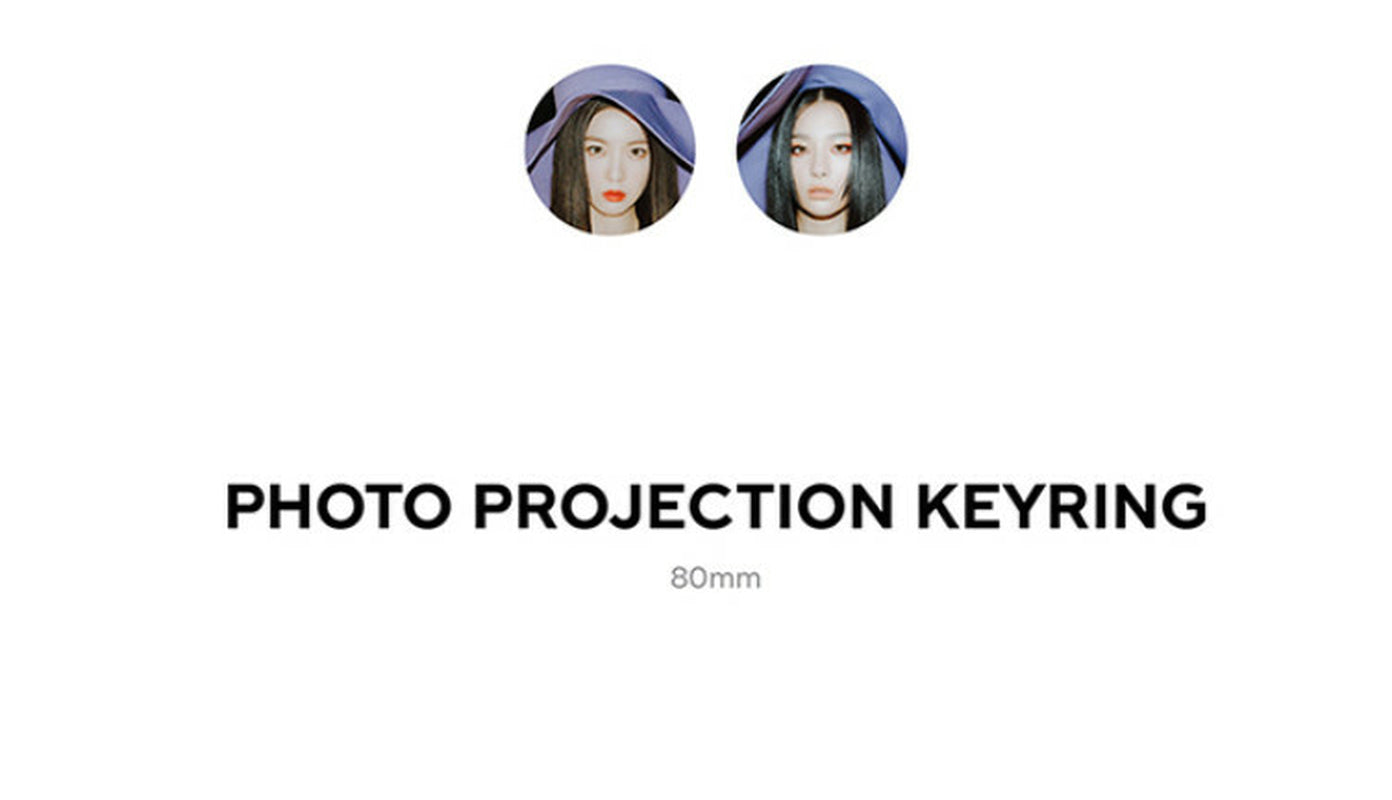 Red Velvet Monster IRENE SEULGI Photocard Projection Key Ring Official EXPRESS