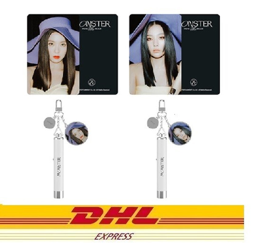 Red Velvet Monster IRENE SEULGI Photocard Projection Key Ring Official EXPRESS