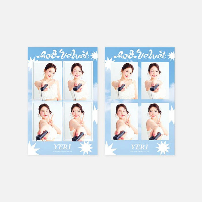 RED VELVET - 2025 SEASON'S GREETINGS OFFICIAL MD 4CUT PHOTO SET