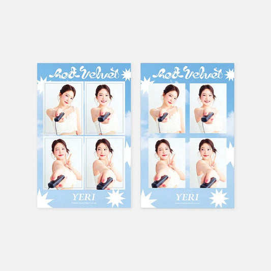 RED VELVET - 2025 SEASON'S GREETINGS OFFICIAL MD 4CUT PHOTO SET