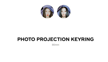 Red Velvet Monster IRENE SEULGI Photocard Projection Key Ring Official EXPRESS