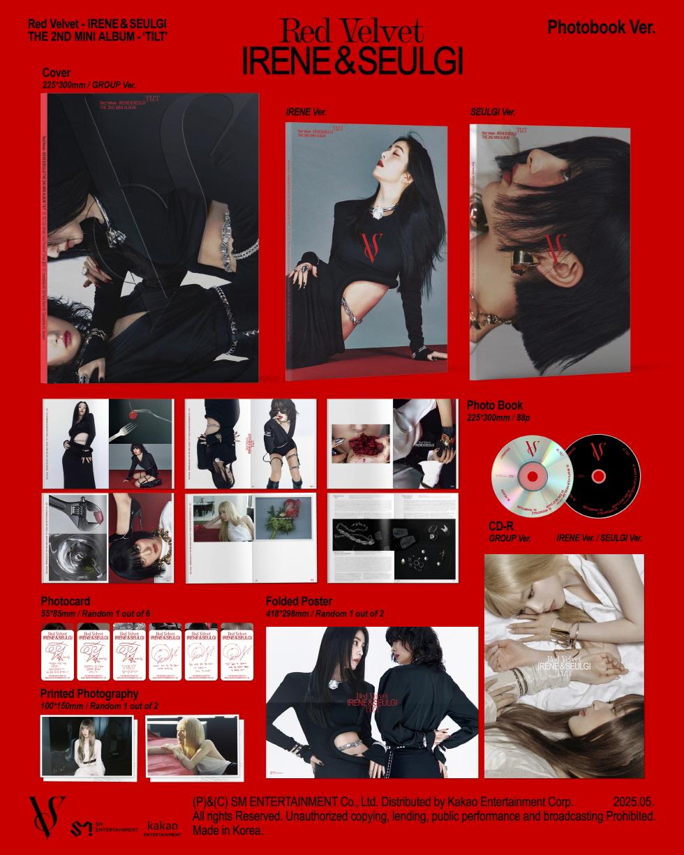 IRENE & SEULGI (Red Velvet) - [TILT] 2Nd Mini Album PHOTO BOOK RANDOM Version