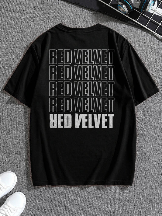 RED VELVET La Rouge Tour Crew T-Shirt / 2019 Irene Seulgi Wendy Joy Yeri 90S K-Pop SM Ent Psycho Reve Reveluv Fan Merch Gift Tee Shirt