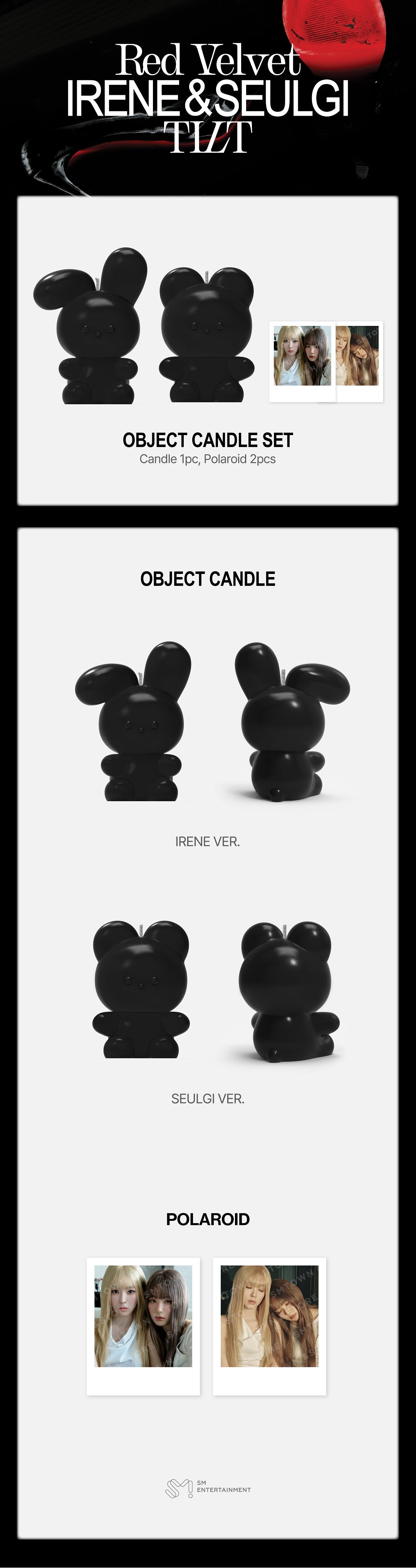 IRENE & SEULGI (Red Velvet) - [TILT] OFFICIAL MD OBJECT CANDLE